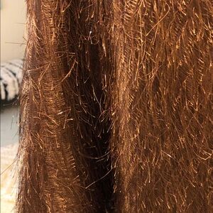 Chocolate Fuzzy Poncho